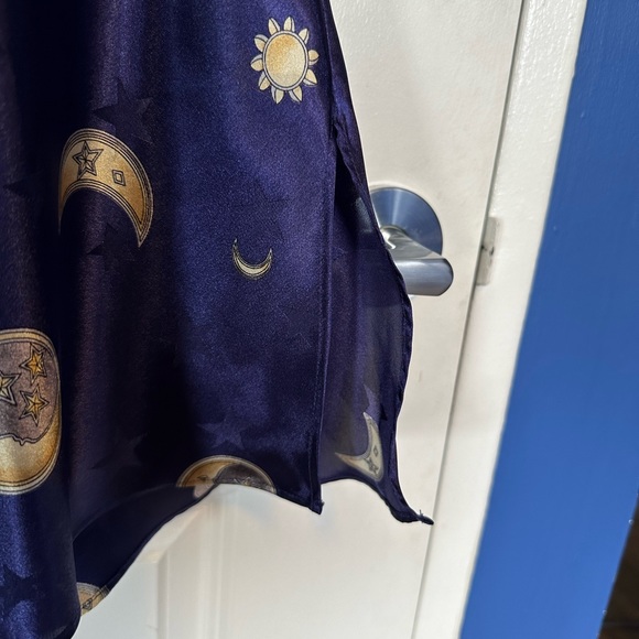 silk celestial slip dress - Picture 2 of 4